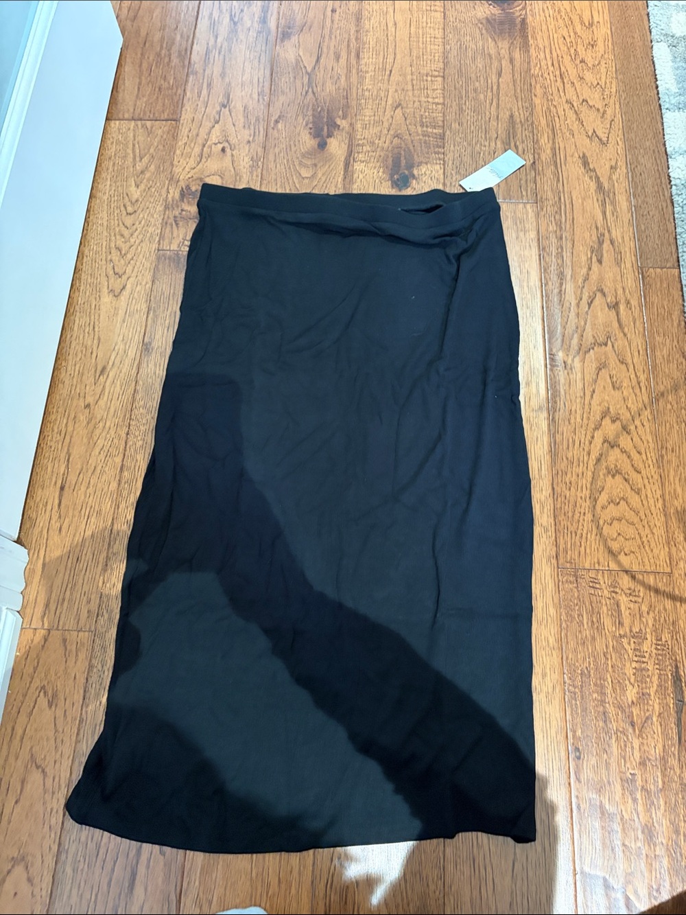 Black Women’s Midi Skirt - Classic Stretch Pencil Skirt
